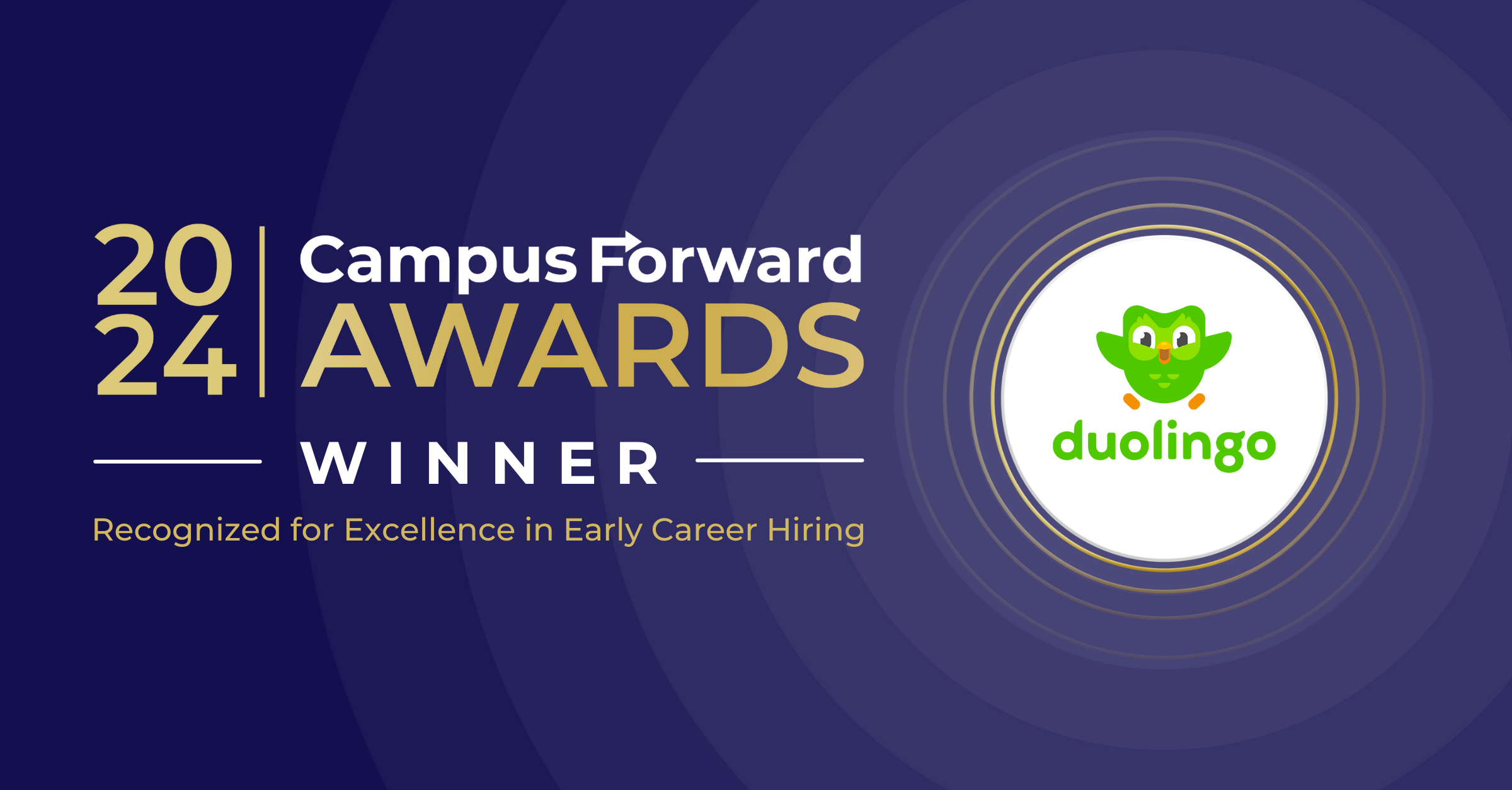 Duolingo 2024 Campus Forward Award Winner